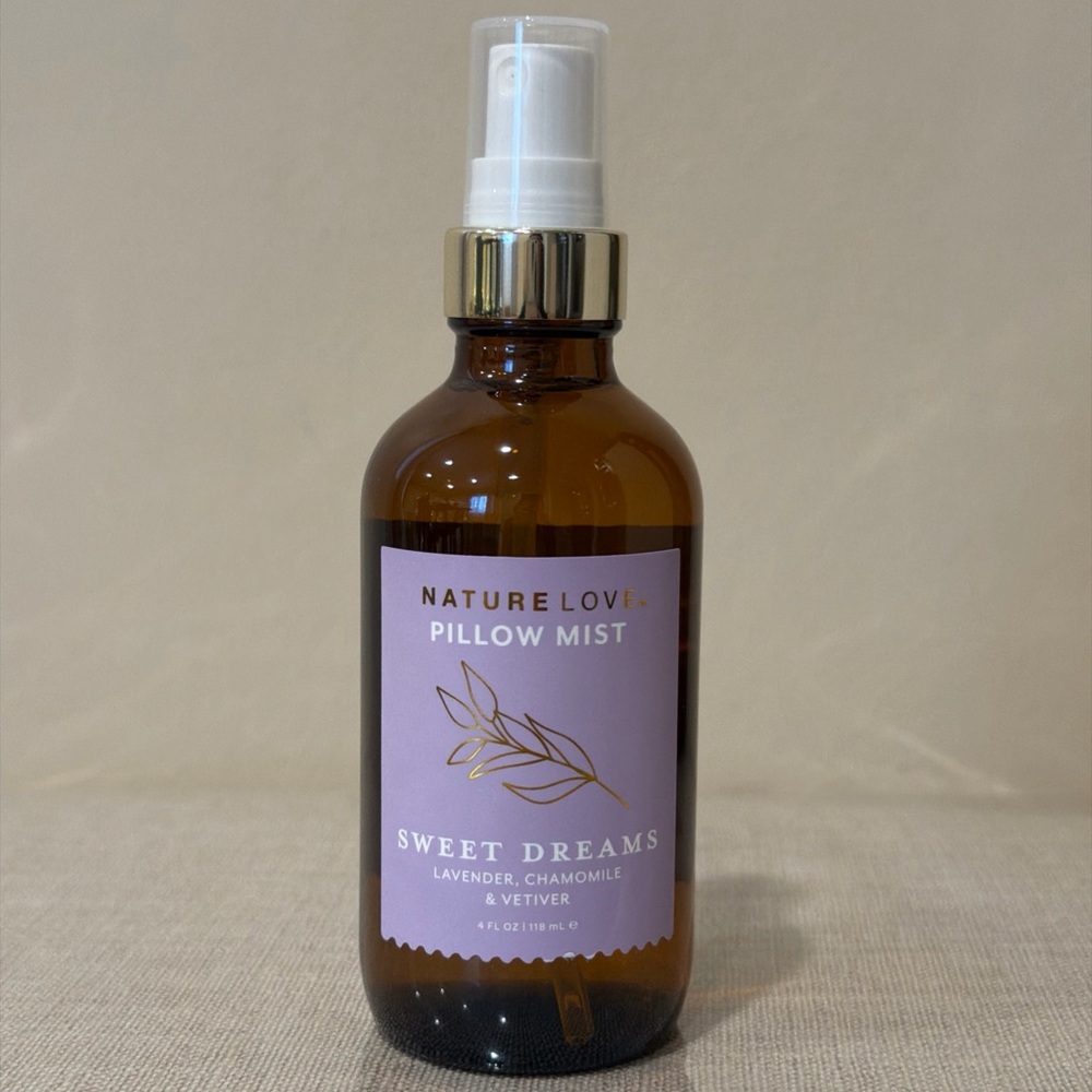 Nature Love Pillow Mist Sweet Dreams Lavender Chamomile & Vetiver 4 fl oz